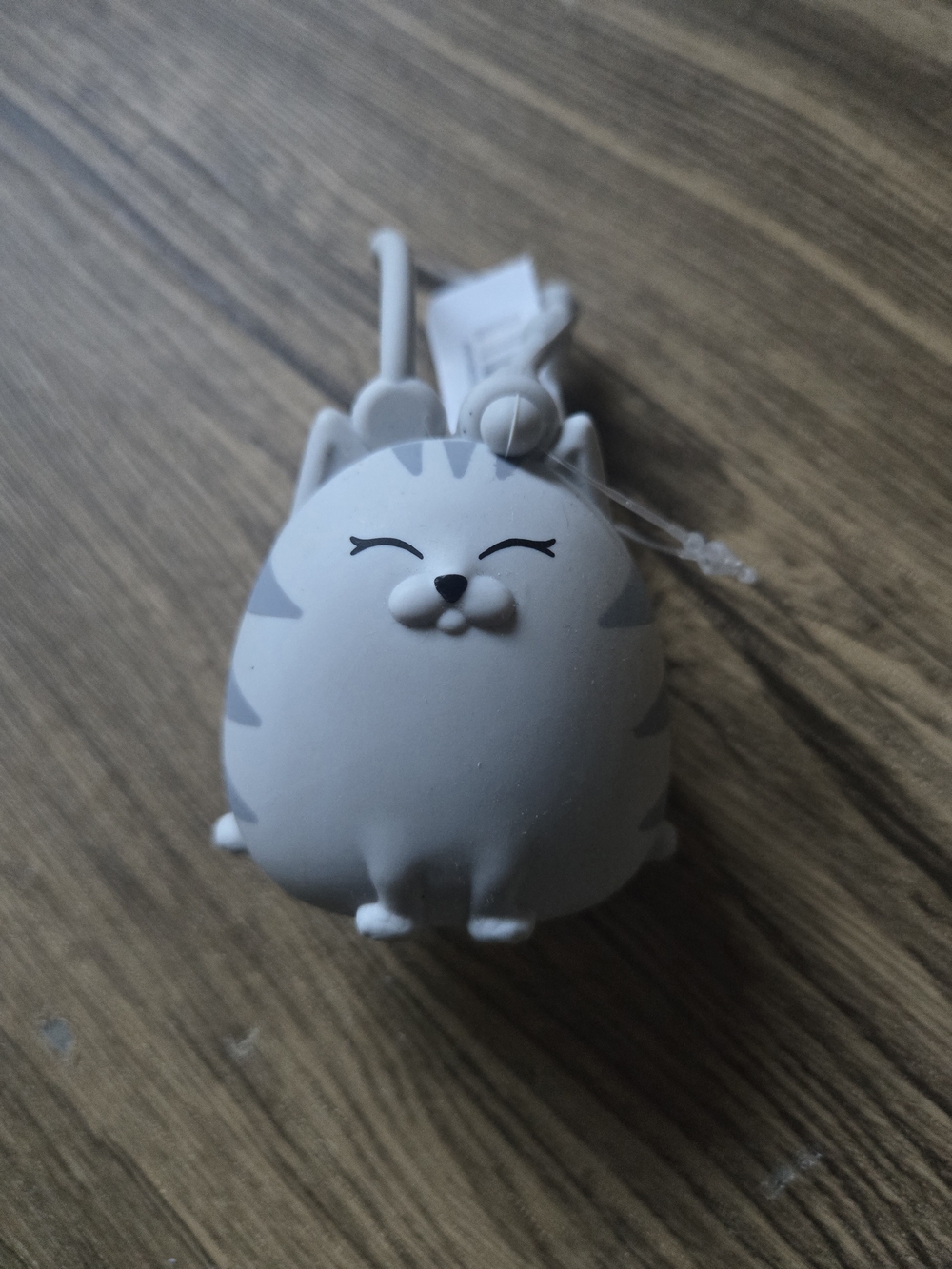 NWT Bath & Body Works Gray Striped Cat Pocketbac Holder + 1 Free Hand Sanitizer
